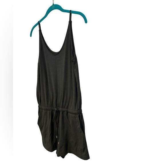 Lou & Gray Dark Green Tank Top Short Romper Jumper Size XS - Picture 3 of 15